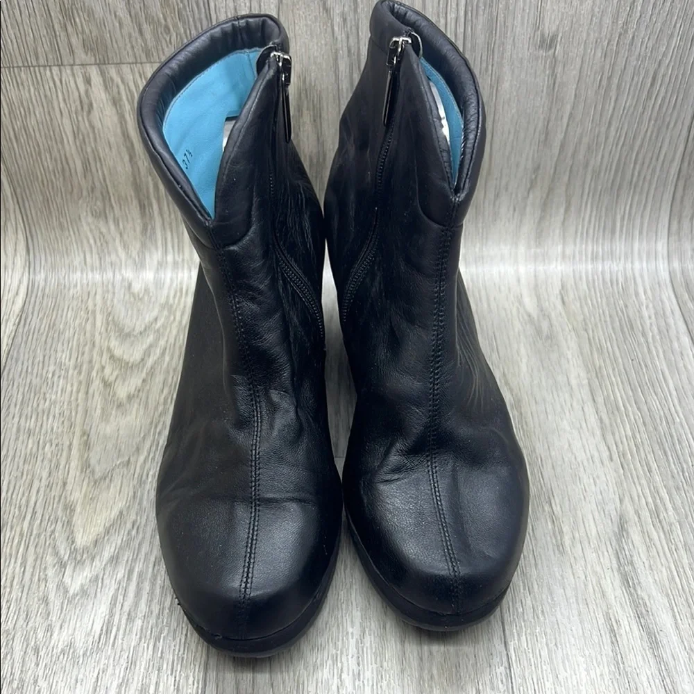 THIERRY RABOTIN wedge ankle boots trenton black